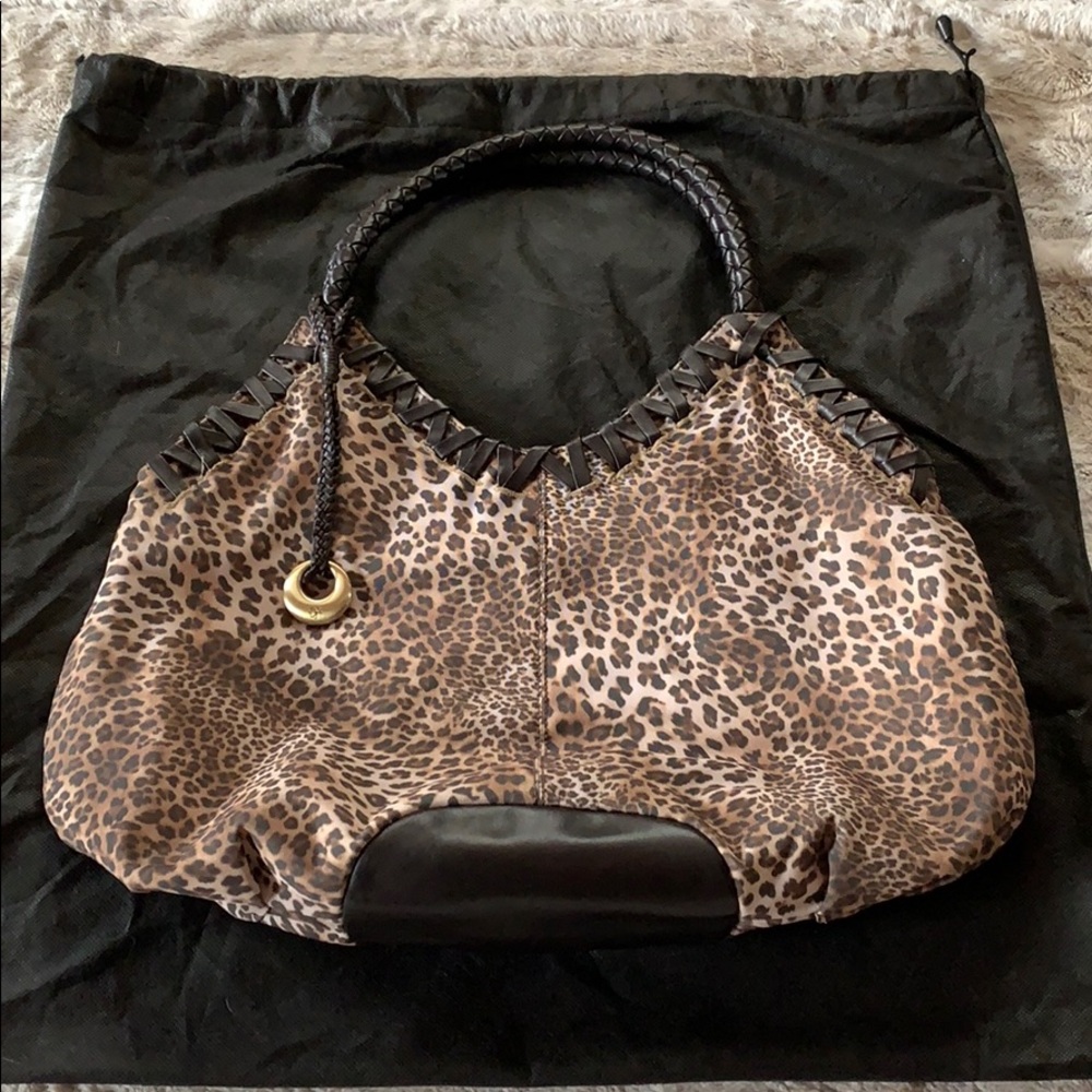 ✨HP✨ DONALD J. PLINER Animal Print Leather Hobo - Picture 13 of 15
